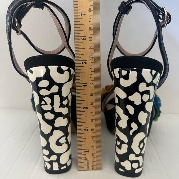 Betsey Johnson Platform Floral Heels Flower heels Size 5 - Picture 8 of 11